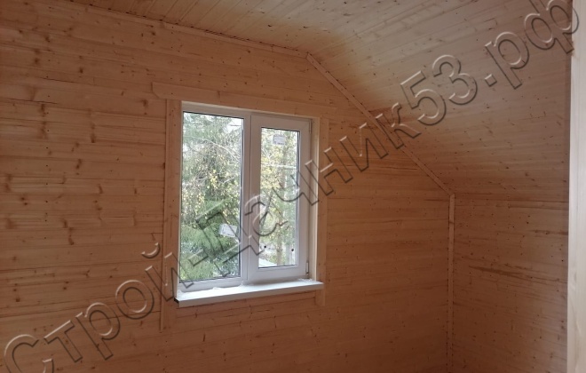 4 Каркасно-щитовой дом  Д-9, 7х7м, 89  М², Московская область, Ногинский район, СНТ Горьковское болото. (6)